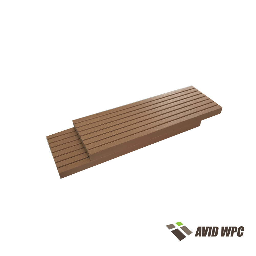 WPC Timber Flooring Solid Deck para uso externo