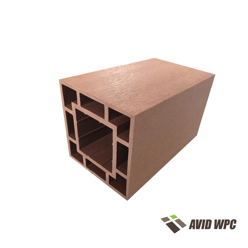 Composto de madeira / plástico / coluna WPC para cercas / 120X120mm