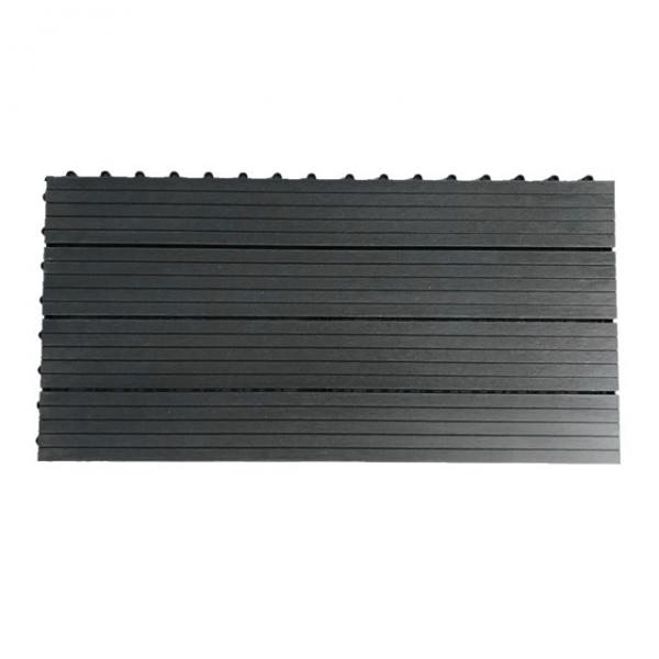 رخيصة WPC المتشابكة الخشب سطح البلاط للخارجية