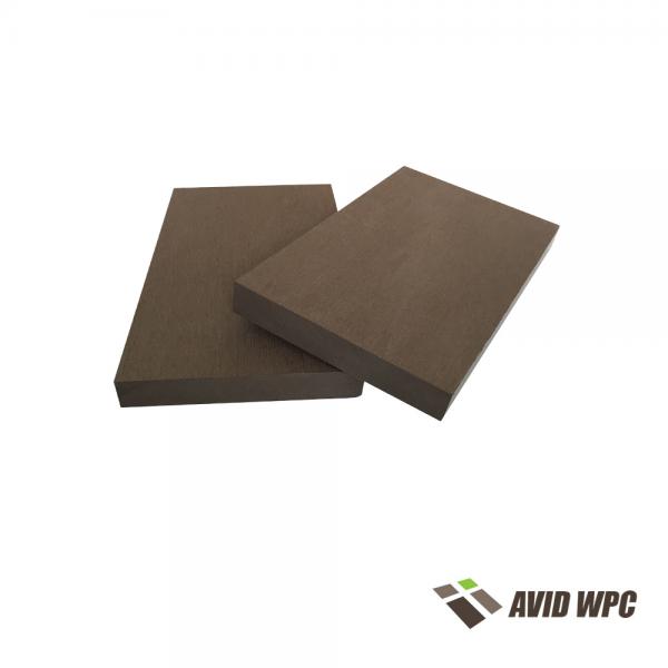 Kina Wood Plastic Composite Deck Flooring / Hollow Composite Decking / Solid WPC Flooring Board