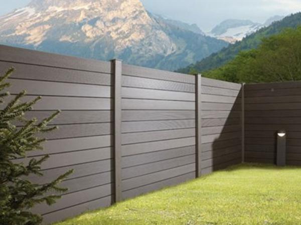 Outdoor Privacy Garden WPC Fence with UV Resistance
