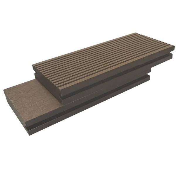 Solid WPC-terrassebord for utendørs bruk