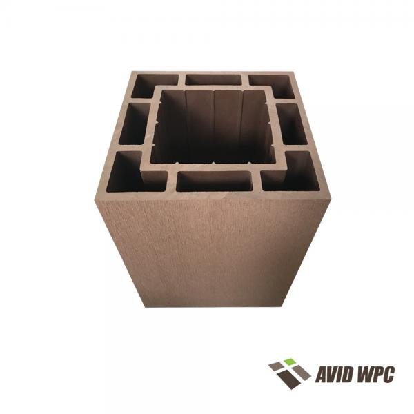 Vandtæt træplastkomposit WPC-søjle
